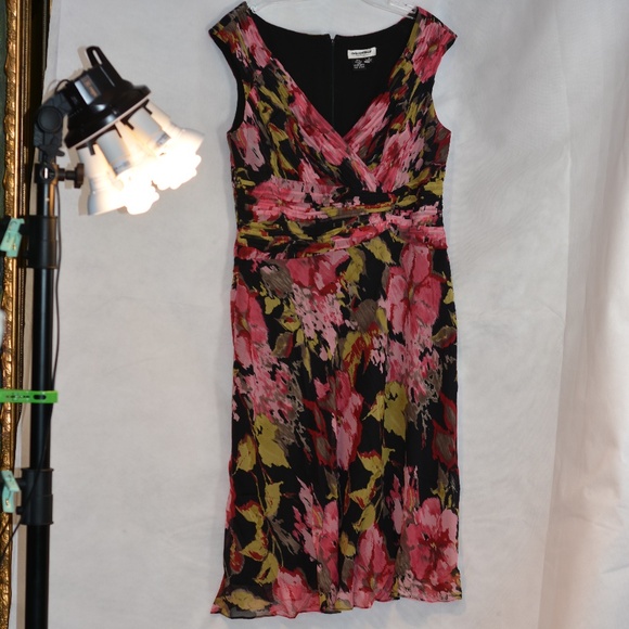 100% Silk Coldwater Creek Dress SZ 16 NWOT - Picture 3 of 8